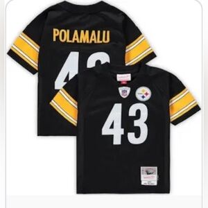 NEW-Troy Polamalu PittsburghSteeler Mitchell&Ness Infant2005RetiredLegacy Jersey